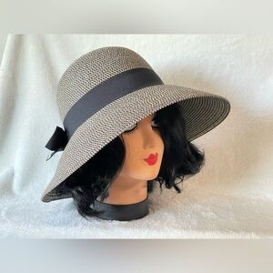 Vintage Magid paper big brim hat perfect and wonderful for all occasions